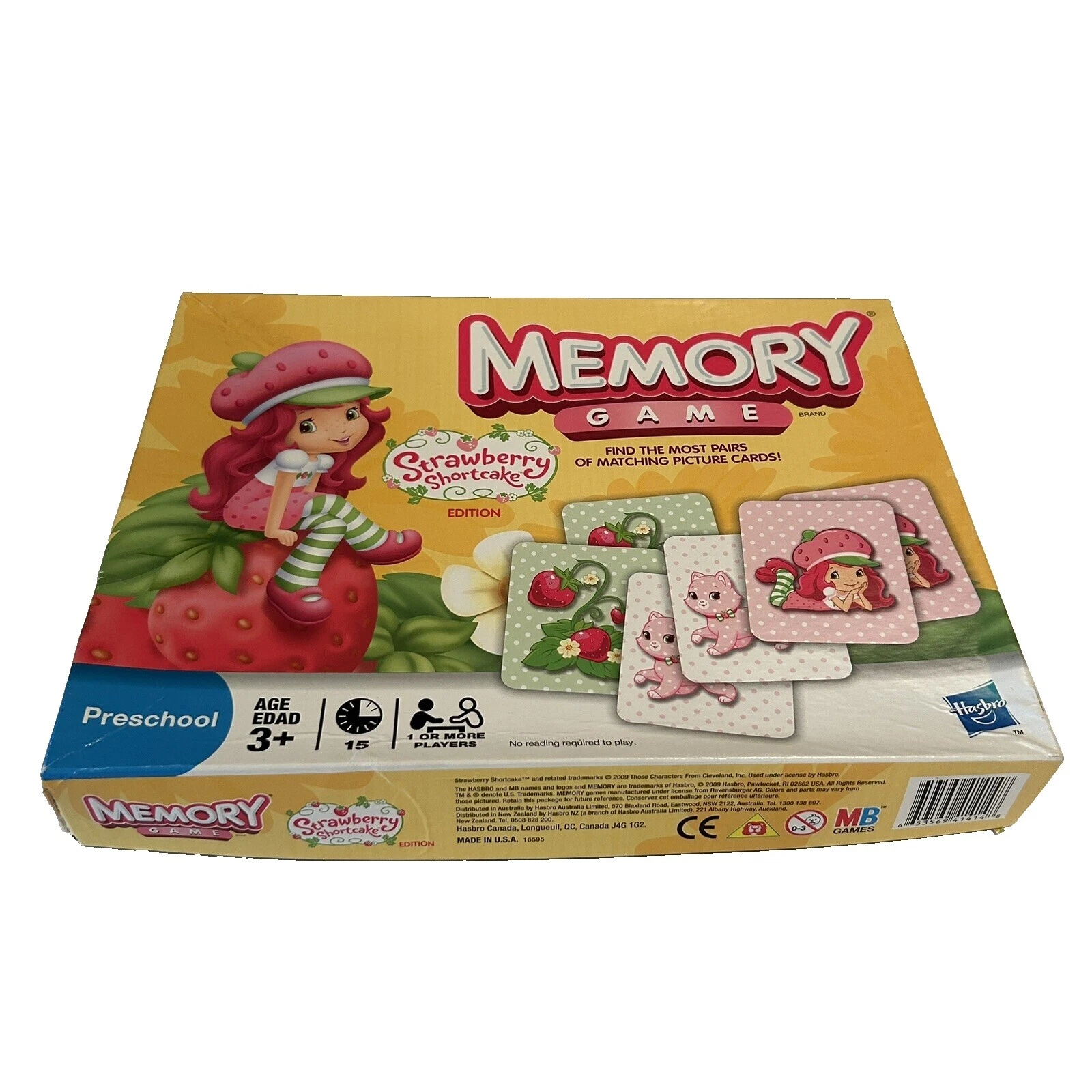 Strawberry Shortcake Tarjetas Juegos de mesa y tradicionales contemporáneos de fabricación