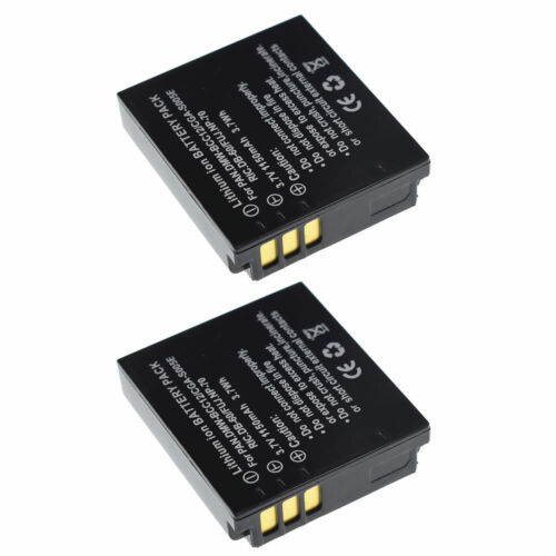 Batterie 2XCGA-S005E pour appareil photo Panasonic Lumix DMC-FX01 FX8 DMC- LX1 LX2 LX3 LX9 - Photo 1/8