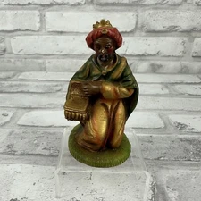 Italy Nativity WISE MAN King 4" Magi Figure Kneeling Christmas