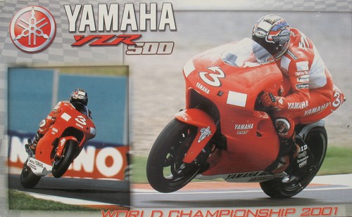 ITALERI 4502 YAMAHA YZR 500 GP 2001 Biaggi Checa 1:6 Motorrad Modellbausatz Kit - Bild 11 von 12