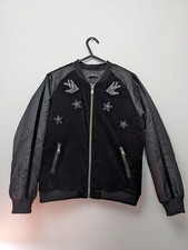 Black Bomber Jacket Size 14 Years Old