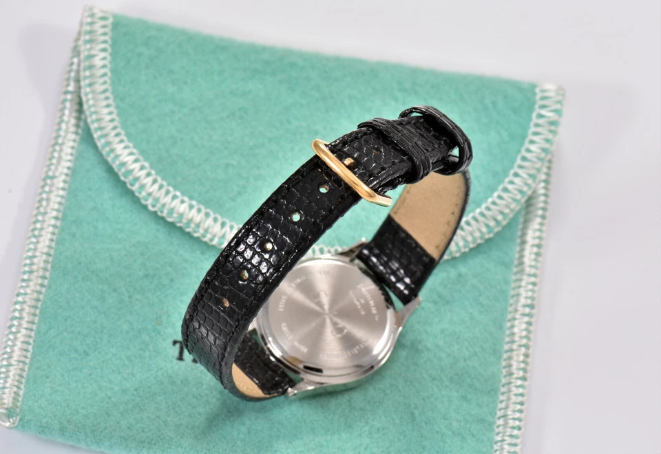 Швейцарские часы Tiffany & Co портфель из нержавеющей стали Lucent 25 мм ящерица кожа - Изображение 3 из 4