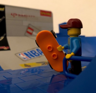 Lego Big Pool Skatepark City Sports Original Skateboard Streetskate Halfpipe  
