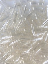 Empty Clear Gelatine Capsules 000# Powder Density (600mg-1300mg) Special Offer!