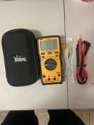 IDEAL 61-337 600v Auto Ranging Multimeter w/NCVT & Temperature