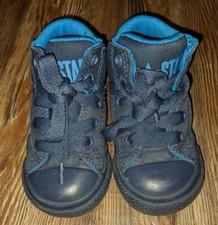Converse All Star toddler boys hi top sneakers navy blue size 5