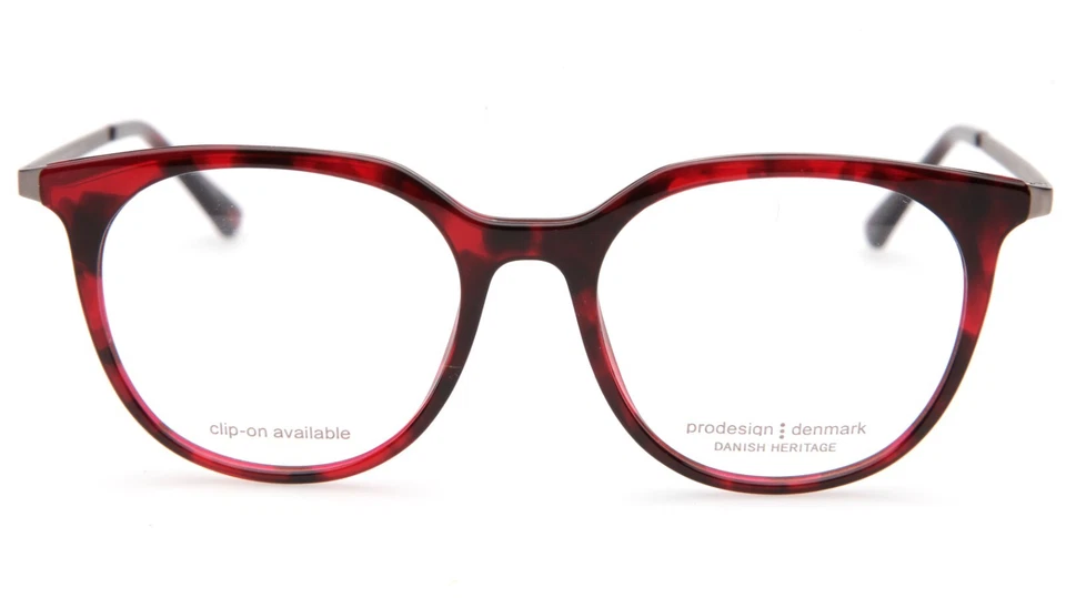 NEW PRODESIGN DENMARK 4754 c.4024 Red Demi EYEGLASSES GLASSES 52-18-145mm B46mm - Image 2 of 4