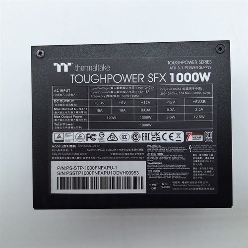 Thermaltake Toughpower SFX 1000W 80Plus Platinum PSU Full Modular -NOT WORKING- - Bild 4 von 6