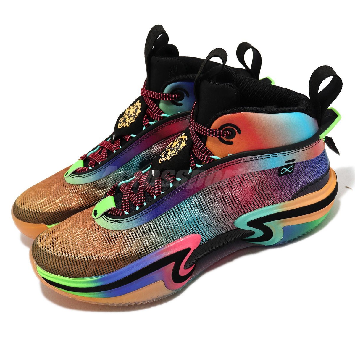Nike Air Jordan XXXVI GC PF 36 Tiger Black Multi Men Nike Air Jordan XXXVI GC PF 36 Tiger Black Multi Men