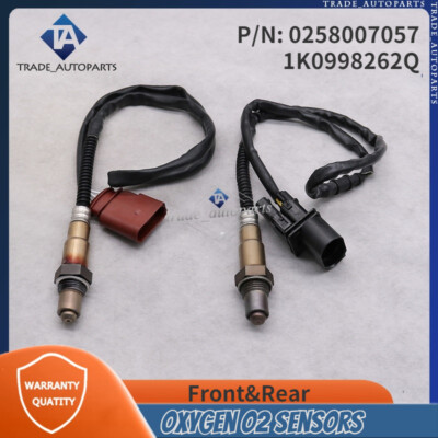 NEW 2PCS Front+Rear O2 Oxygen Sensors Fit For VW Golf Jetta Beetle Audi ...