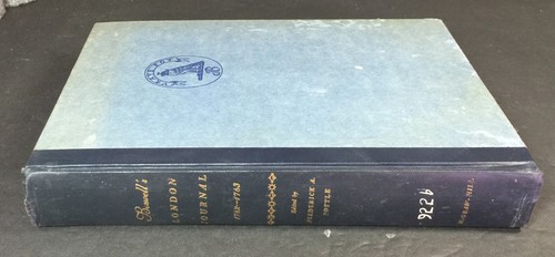 Boswell's London Journal 1762-1763 by James Boswell, 1950 HC no DJ, ex-LIB - Picture 3 of 6