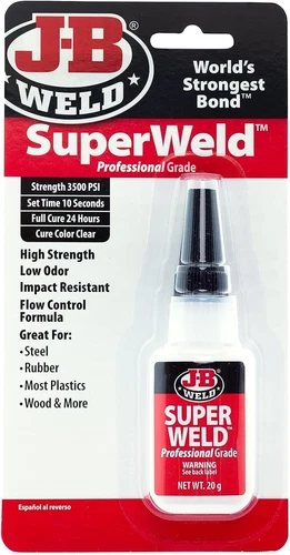 JB Weld Superweld Instant Adhesive, 20 G