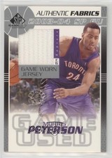 2003-04 SP Game Used Authentic Fabrics Morris Peterson #MP-J 2d9