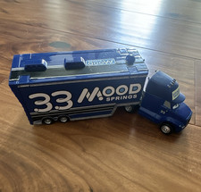 Disney Pixar Cars Mood Springs Racing 33 Blue Semi Truck & Trailer