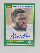 Alex Okafor 2013 Panini Score RC Auto #336 Cardinals