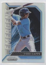 2021 Panini Prizm Emergent Silver Prizm Yiddi Cappe #EM7 6f8
