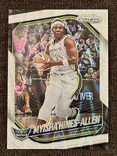 White Seismic Prizm - Myisha Hines-Allen #96 - Panini Prizm WNBA - Wings, Fever