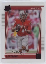 2023 Chronicles Draft Picks Clearly Donruss Rated Rookie Pink CJ Stroud #27 7rv