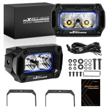 20w Led Driving Light Rectangular Flood Beam 2000lm For Off-road 3.3in 9-30v 20w Led Driving Light Rectangular Flood Beam 2000lm For Off-road 3.3in 9-30v