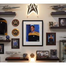 Tim Russ Autographed 11X14 Framed & Matted Star Trek Voyager Tuvok