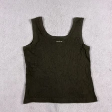 Lauren Ralph Lauren Women’s Green Tank Top Shirt With Front Tie Sz L