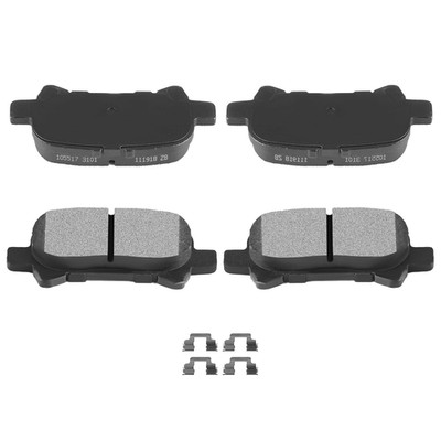 Automuto 4Pcs Rear Brake Pads Semi-Metallic Disc Brake Pads Set D828 For Toyota