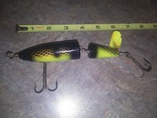 RARE VINTAGE WADE'S HOGGLER MUSKY MUSKIE SURFACE TOPWATER LURE TOP WATER BAIT