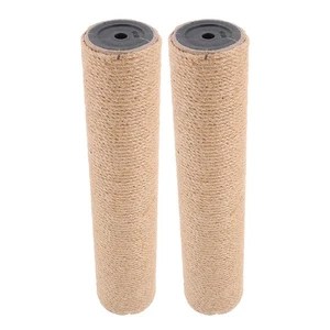 2 Pcs Remplacement des pièces d'arbre de chat Rope de scratcher Poles de Scratching