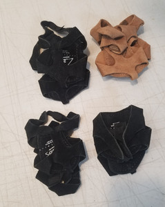 Leo's Lyric Dance Sandals Lot of 4 Sz 13 11 and 12 Black Beige Never Worn 3886