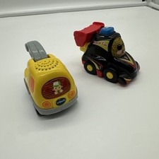 Vtech Go Go Smart Wheels Vehicles Lot of 2  Race Car Tow Truck Working