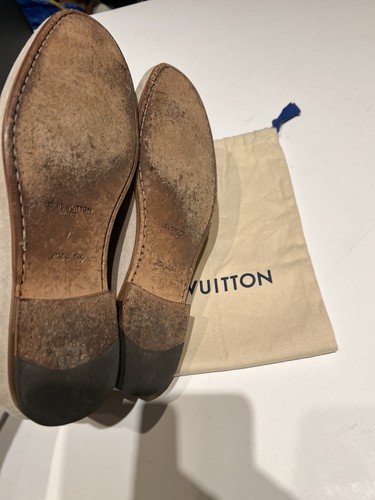 Louis Vuitton hellbraune Halbschuhe mit Quasten 7 LV 8 US - Bild 10 von 11