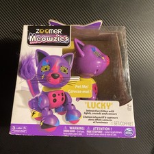 Zoomer Meowzies LUCKY Interactive Kitten With Lights Sounds and Sensors Sealed