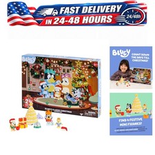 Bluey Advent Calendar 2026 with 24 Surprises, Mini Figures  Tree