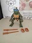 Vintage TMNT Ninja Turtles Figure Somersault Samurai Leo 1993 COMPLETE