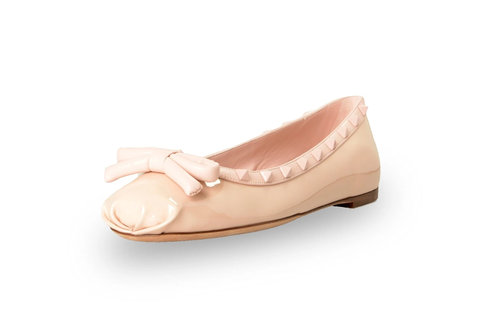 Valentino — Valentino Garavani Women's "4W2S0HQ5NBU" Pink Ballerina Shoes US 8.5 IT 38.5