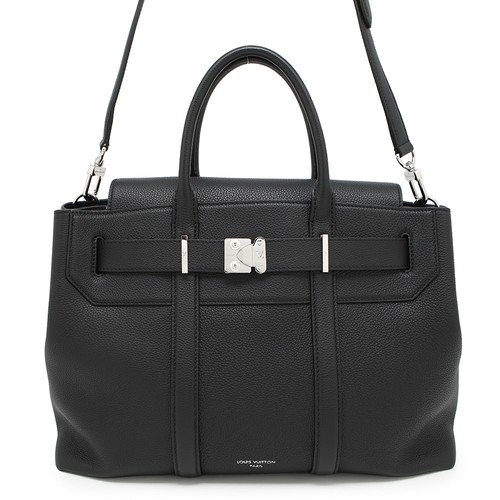 LOUIS VUITTON Georges Tasche Gr. MM Vintage Kalbsleder Noir M23153