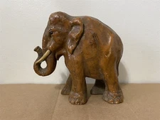 Elephant Figure 6" x 6" Composite Animal Deco Tabletop Elephant Statue