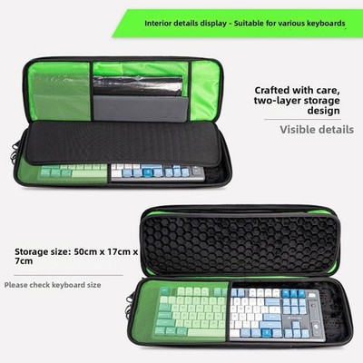 50x17x7cm EVA Keyboard Tragetasche für Wooting 80HE 98 oder 100 Keyboards