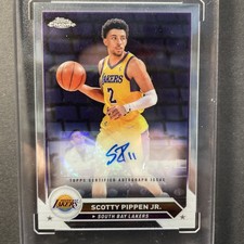 Topps 2023-24 G-League Chrome Autographs Scotty Pippen Jr. #AC-SP Rc