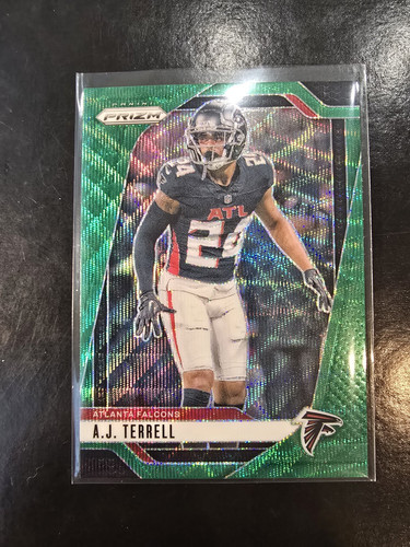 2024 Panini Prizm - Green Wave Prizm #15 A.J. Terrell - Picture 1 of 2