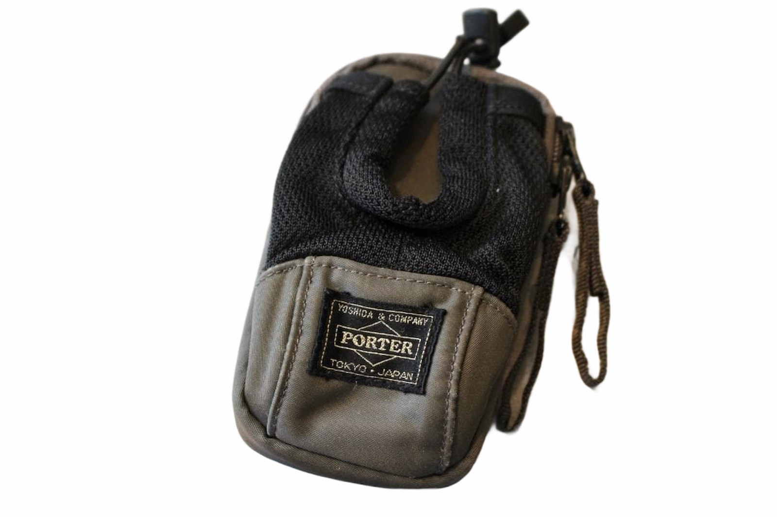 PORTER Drive Pouch Multi Accessory Case Gray 14cm… - image 1