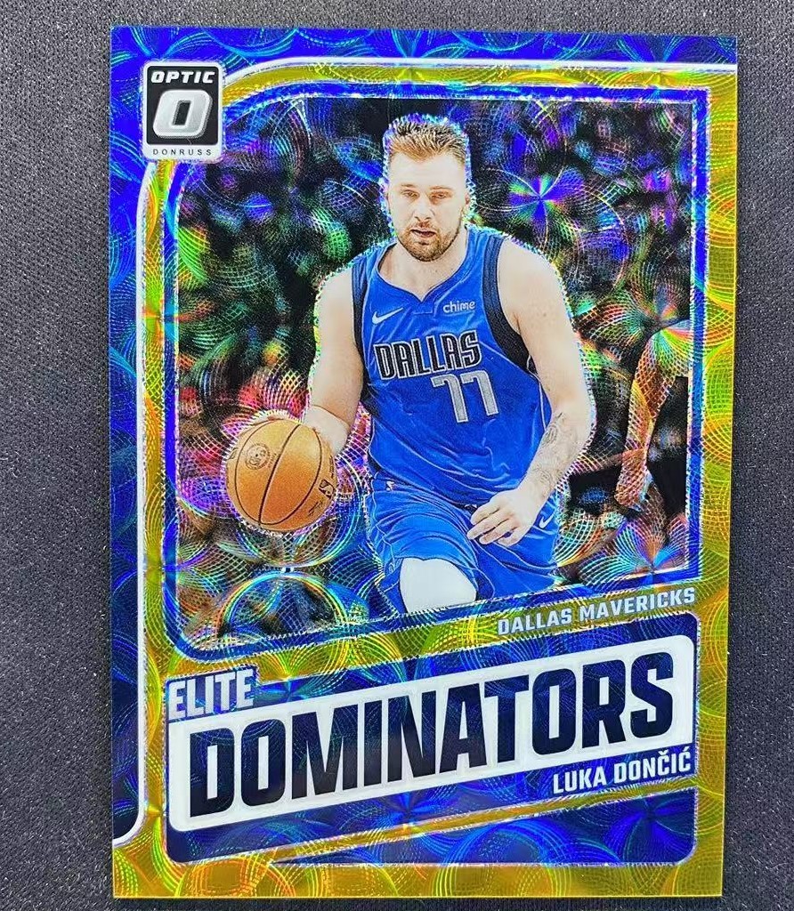 2024-25 Panini Donruss Optic Luka Doncic #10 Elite Dominators Gold Scope /10