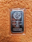 1 oz .999 FINE SILVER BAR Morgan Dollar Design from Highland Mint ~ Sealed.