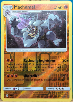 POKEMON - Stunde der Wächter - Machomei - 65/145 - REVERSE HOLO - deutsch