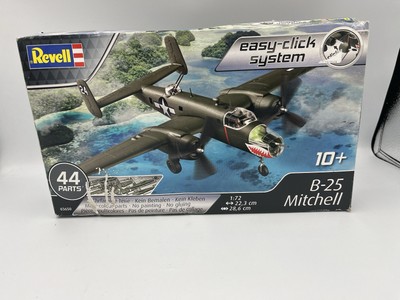 B-25 Mitchell Easy-Click 1:72 Plastik Modellbausatz Revell. Karton geöffnet.Inhalt neu