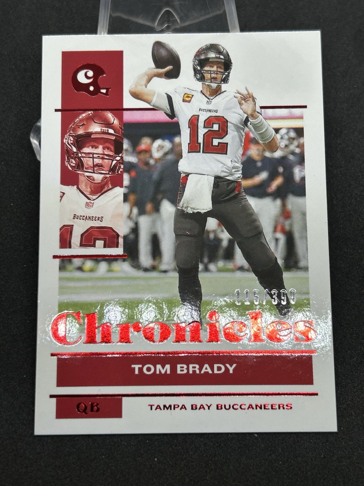 2021 Panini Chronicles Red /399 Tom Brady #89 Serial Numbered