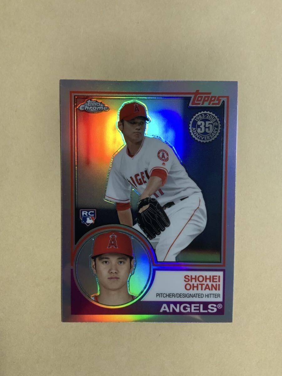 Shohei Ohtani Rookie Card Topps Chrome 2018 Shohei Ohtani RC 83T 6 ANGELS