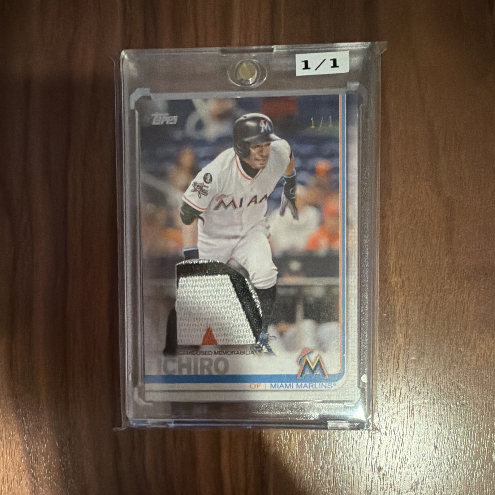 Topps 2023 Archives Transcendent Ichiro Game-Used Memorabilia #I-2019 1/1