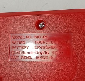 NINTENDO MC-25 Game & Watch Mickey Mouse