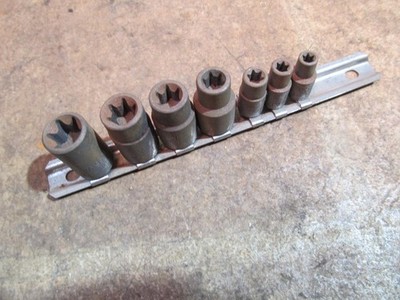 Napa Inverted Torx Socket Set 1/4'' and 3/8'' Drive E6-E16